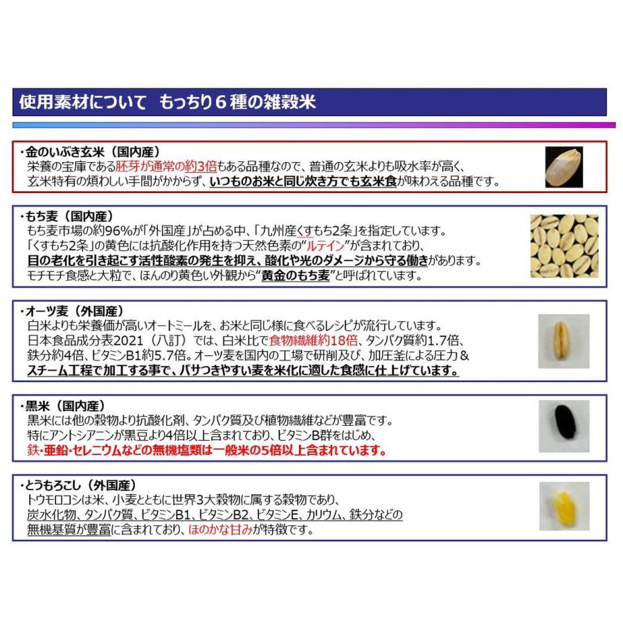 神明 こめからだ もっちり6種の雑穀米 2kg