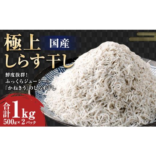 ふるさと納税 茨城県 神栖市 AQ-4 極上しらす干し 500g×2パック 計1kg しらす シラス