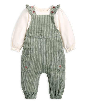 水墨花季-吊帶褲套裝6-9m