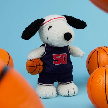 【BON TON TOYS】Snoopy史努比填充玩偶-籃球狗 23cm