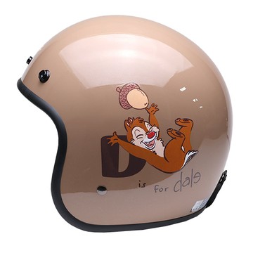 EVO 安全帽 CA-310M 復古帽 松果奇奇蒂蒂 拿鐵 半拆洗 正版授權 半罩