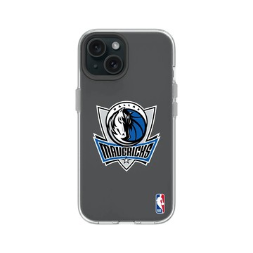 iPhone 15 Clear 透明 - NBA - Logo-達拉斯獨行俠 Dallas Mavericks