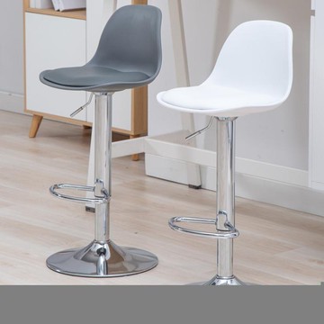 吧台椅 北歐式現代簡約前台椅升降椅家用高腳凳酒吧椅子靠背時尚轉【摩可美家】