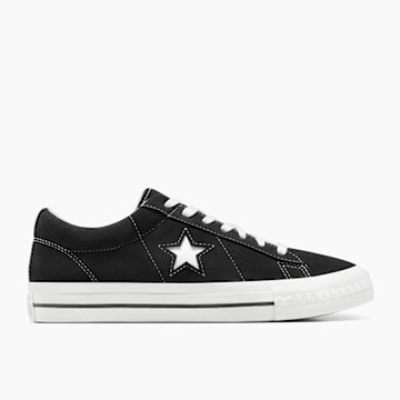 CONVERSE ONE STAR 95 OX 低筒 滑板鞋 休閒鞋 男鞋 女鞋 黑色-A14711C