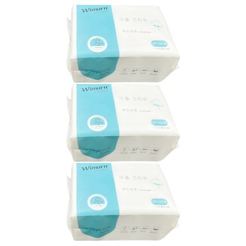 Wimarn 韓國洗臉巾 小(20 x 15cm)  白色  3個  白色