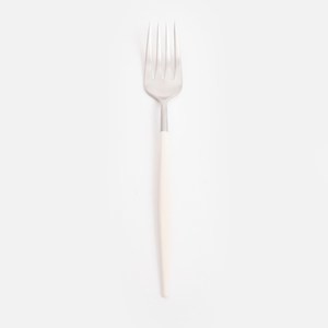 Dalper MYA不鏽鋼餐叉21cm 象牙白銀