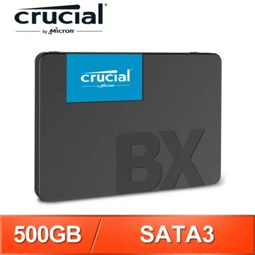 Micron 美光 Crucial BX500 500G 2.5吋 SATA SSD固態硬碟