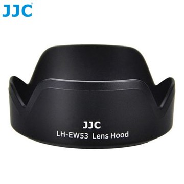 JJC佳能副廠太陽罩相容Canon原廠EW-53遮光罩LH-EW53適RF-S 18-45mm f4.5-6.3 IS STM EF-M 15-45mm f3.5-6.3