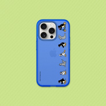 RHINOSHIELD iPhone 15/Plus/Pro/MaxJellyTint透明防摔手機殼｜Pingu企鵝家族-出發吧