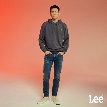 Lee 731 彈性中腰舒適小直筒牛仔褲 男 中藍洗水 LB417089930