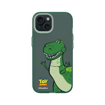 iPhone 15 Clear 憂墨綠 - 迪士尼-玩具總動員 Toy Story - 玩具總動員 - 大大Rex