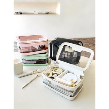 朗顏透明化妝包2025新款便攜式大容量女小號旅行洗漱防水超高顏值