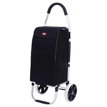 六輪購物車  黑色  1個