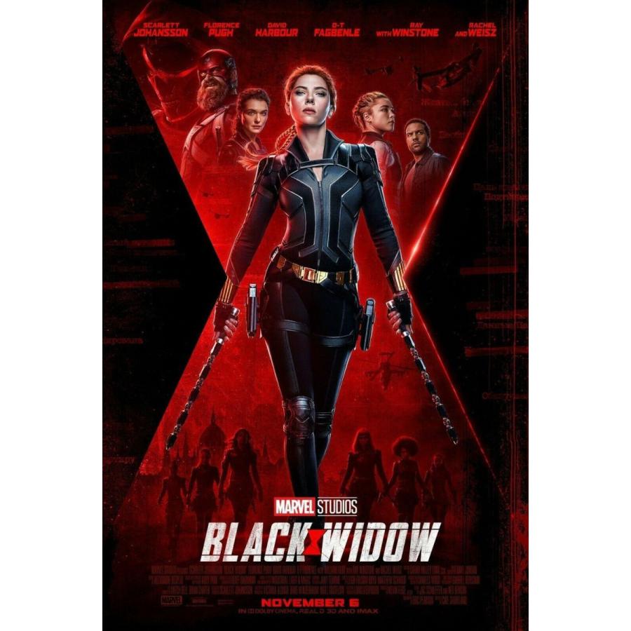 映画ポスター ブラックウィドウ Black Widow マーベル 27×40inc (68.9 