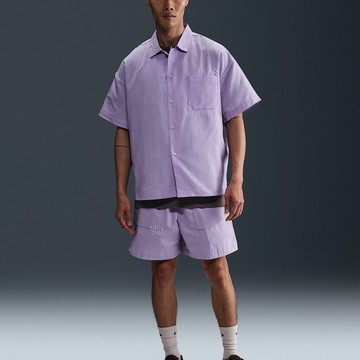 【NIKE】AS M NL LINEN LND SHORT SASH 男 短褲 紫色-HJ2979515