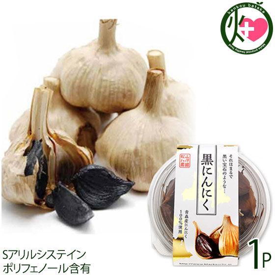 熟成黒にんにく 青森産 100g×1P 松山ハーブ農園 丸型パック 黒ニンニク 国産 青森産 フルーツにんにく