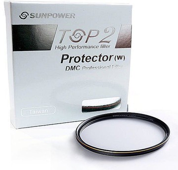 SUNPOWER【58mm 62mm 67mm】TOP2 MCUV UV保護鏡 薄框多層鍍膜【中壢-水世界】