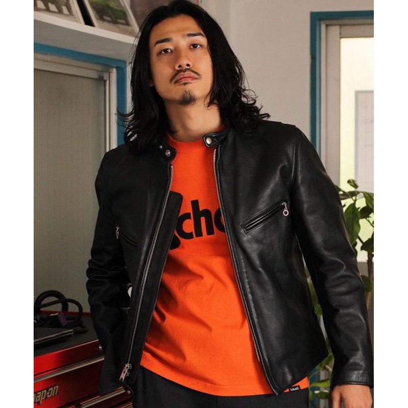 ショット 641xx 60 S Stand Riders ライダース レザージャケット メンズ ブラック 36 Schott 通販 Lineポイント最大2 0 Get Lineショッピング