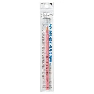 日本可樂牌Clover水溶性粉土筆24-063粉色粉筆(含筆蓋)縫紉拼布記號筆記號消失筆裁縫水消筆