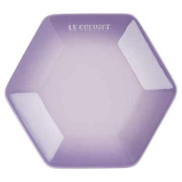 LE CREUSET 六角盤  1個  藍鈴紫  21cm