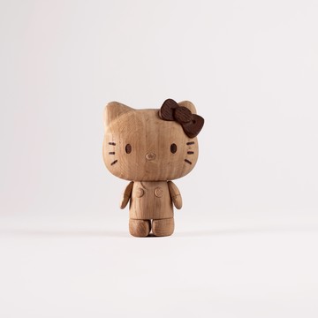 【Boyhood】  丹麥設計品牌 Boyhood Hello Kitty凱蒂貓造型橡木擺飾(果賣)