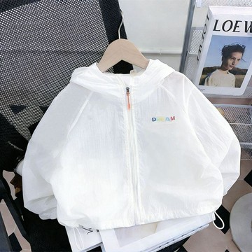 🍭臺灣出貨🍭中小兒童防曬衣夏季新款男童女童連帽薄外套寶寶薄款上衣防紫外線
