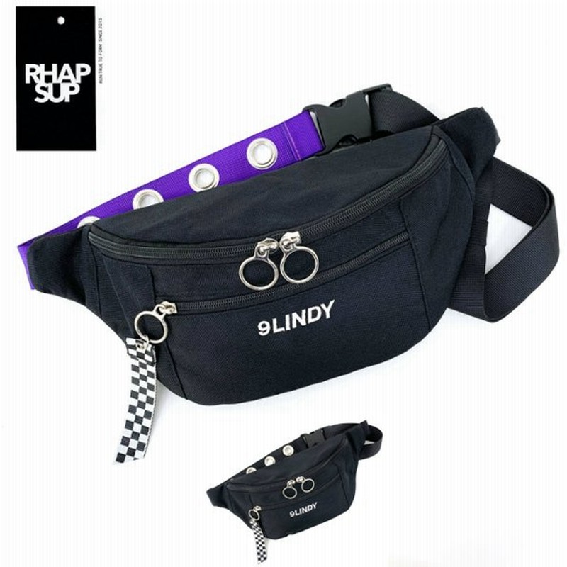 ウエストポーチ キッズ 女子 ボディバッグ 斜めがけ 韓国 バッグ 流行り 黒 紫 Rhapsup リングハトメ ウエストバッグ Dgr 632 通販 Lineポイント最大get Lineショッピング