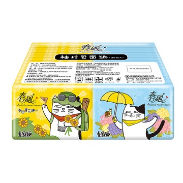 [家速配]春風黃阿瑪袖珍包面紙-10PCx30