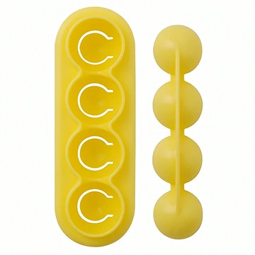 Arnest 創意料理小物  湯圓造型可愛飯模 黃色  1個