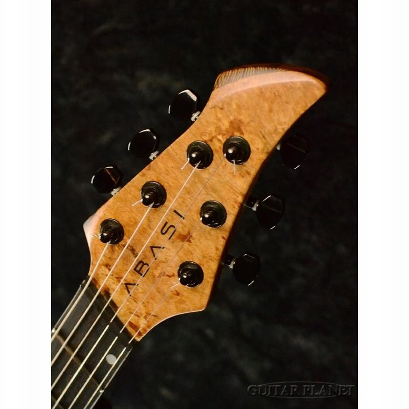 ABASI Guitars Custom6 Multiscale(Fanned Fret) Burl Maple