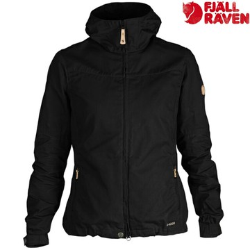 Fjallraven 北極狐 Stina 女款 登山薄軟殼/軍裝夾克/獵裝風衣 G-1000 夏季防曬款 89234 550 黑
