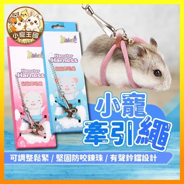 【小寵王國】倉鼠牽引繩 倉鼠外出繩放風 繩鼠類牽引繩 鼠類用品 鼠鼠牽引繩子 牽引帶 散步繩 倉鼠外出牽引繩