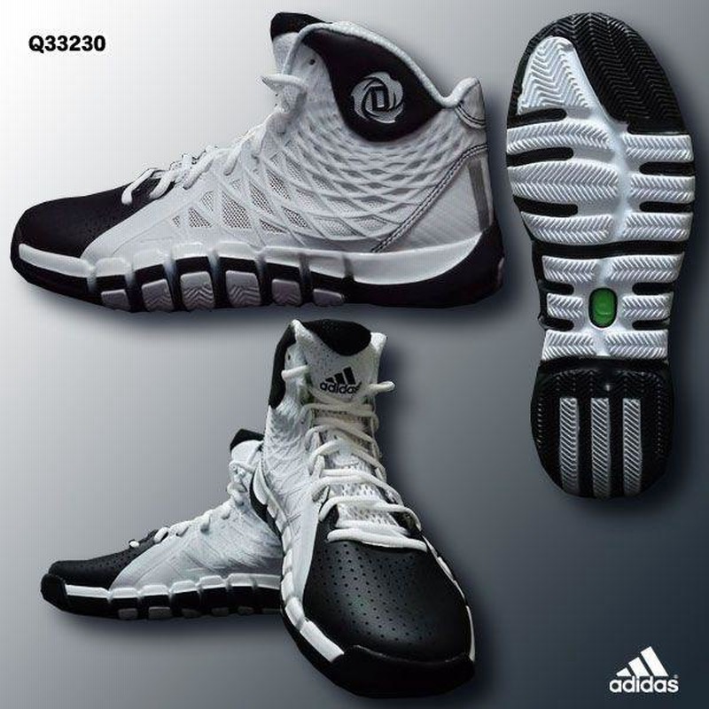 2013年秋冬モデル アディダス adidas D ROSE 773 II デリック ローズ773 2 Q33230 ホワイト×ブラック |  LINEブランドカタログ