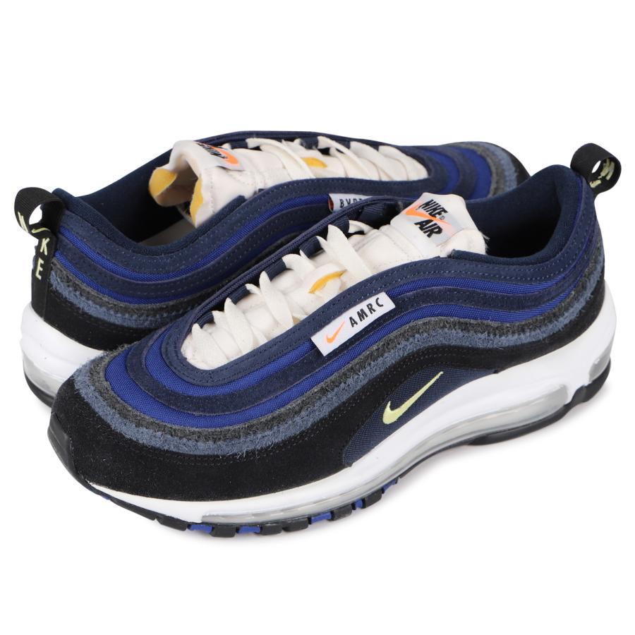 ナイキ NIKE エアマックス97 スニーカー メンズ AIR MAX 97 SE ブルー ...