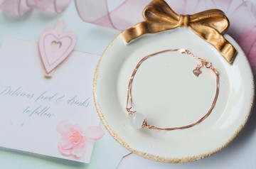 純真 - 925銀鍍玫瑰金雙鍊手鍊