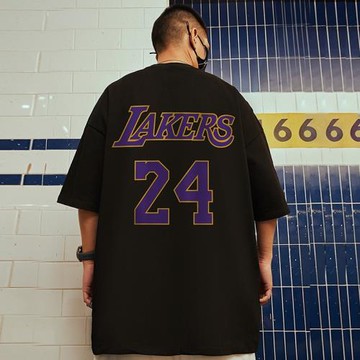 美式潮牌T恤男短袖24號科比寬松嘻哈oversize夏季半截袖2025新款