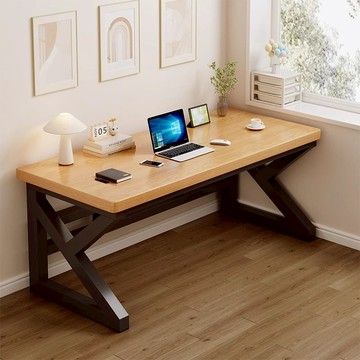 臺式電腦桌臥室家用生態板書桌學生寫字桌成人辦公桌雙人桌工作臺