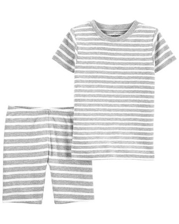 Baby 2-Piece Striped 100% Snug Fit Cotton PJs