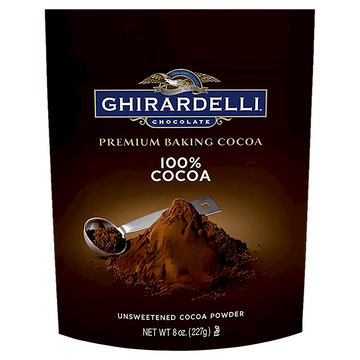 GHIRARDELLI 鷹牌無糖可可粉 優質烘焙 100% 可可  227g  1包