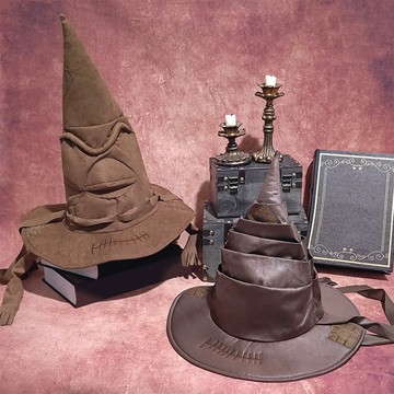 洛陽牡丹 萬聖節帽子 cos道具禮物 中世紀女巫帽舞臺演出表演道具