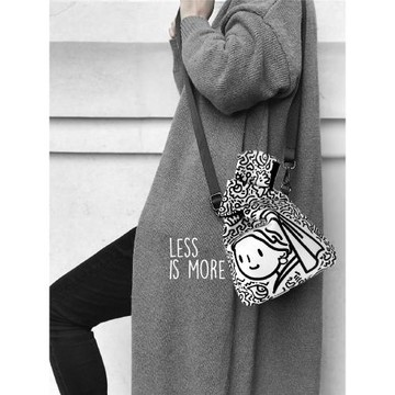 彌與大藝術家女新款單肩日本手袋