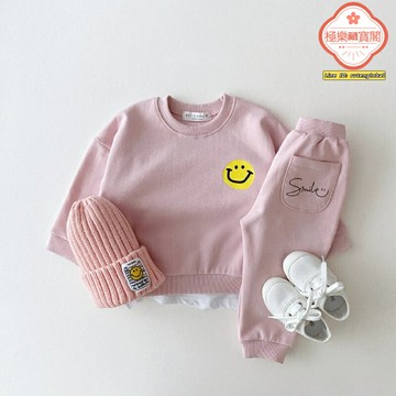 【A類純棉】寶寶衛衣套裝 嬰兒套裝 兒童套裝 衛衣衛褲 兩件套 春秋季新款 嬰幼兒運動服 男女童通用 寬鬆舒適