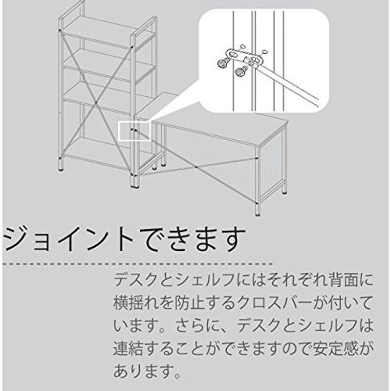 筑波産商 ダンテ デスク 幅118奥行45cm ウォールナット突板 | LINE