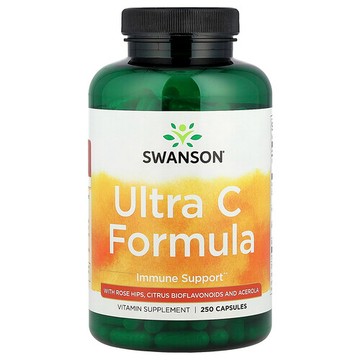 Swanson Vitamins, Ultra C 配方，250 粒膠囊