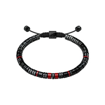 【Golden Concept】Bracelet EV EV19-BK-RE 不鏽鋼手鍊 黑色/紅色