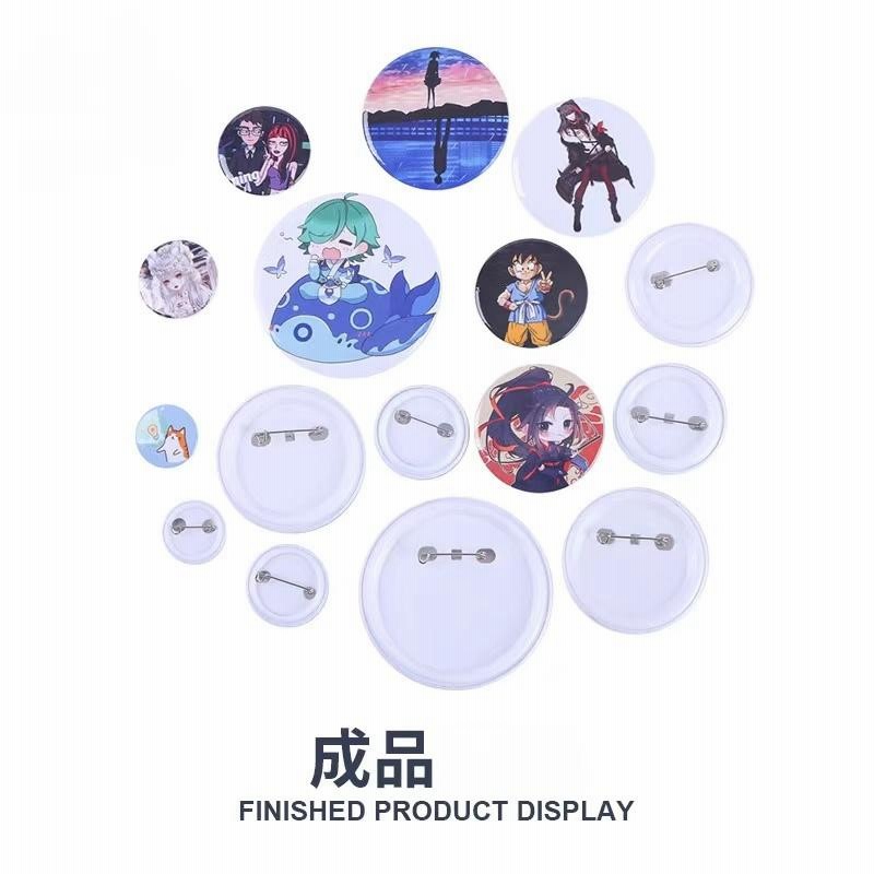 缶バッジ 素材セット 100個セット 缶バッジマシーン用 パーツ  