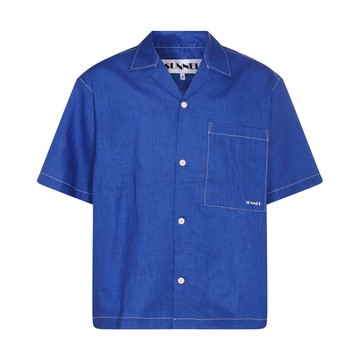 Sunnei - Electric Blue Linen Shirt