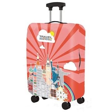 城市漫遊 彈力行李箱套 S  環遊世界