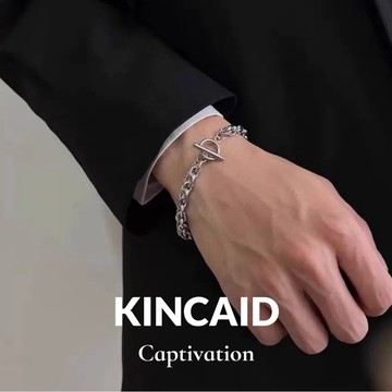 【KINCAID】古巴鏈手鍊 316L醫療鋼 鈦鋼手鏈 OT扣 情侶對鍊 不鏽鋼不褪色 嘻哈風飾品 冷淡風 手環 粗手鍊