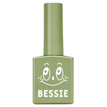 BESSIE 亮片系列 美甲凝膠  GL29 莫西多檸檬綠  11ml  1瓶